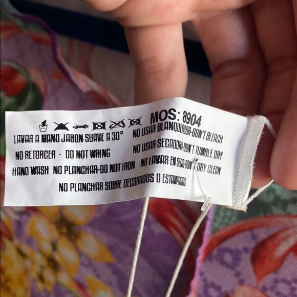 NWT Agua Bendita x Revolve Hadley Mini Dress in Meadow Women's Medium - Picture 9 of 10